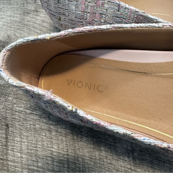 Vionic Tulip Luxana Peoni Multi Woven Shoes Womens Sz. 7 - Picture 6 of 8